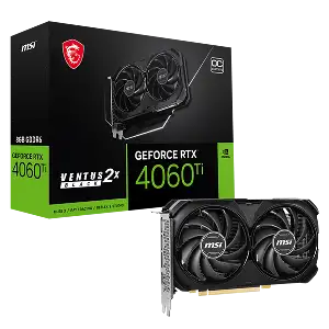 MSI RTX 4060 Ti VENTUS 2X BLACK 8G OC GRAPHICS CARD